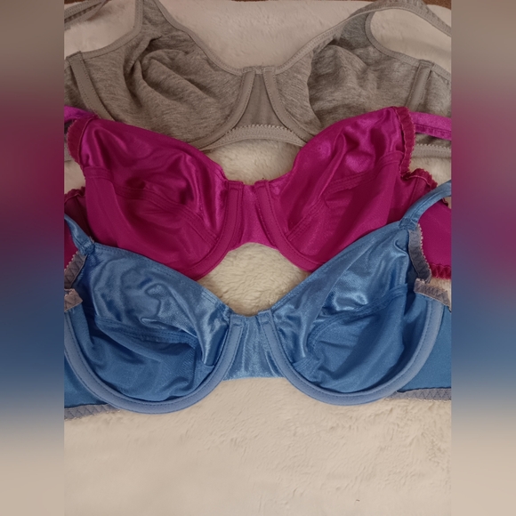 X3 Satin Bra Set.  Size 34C. - Picture 3 of 3